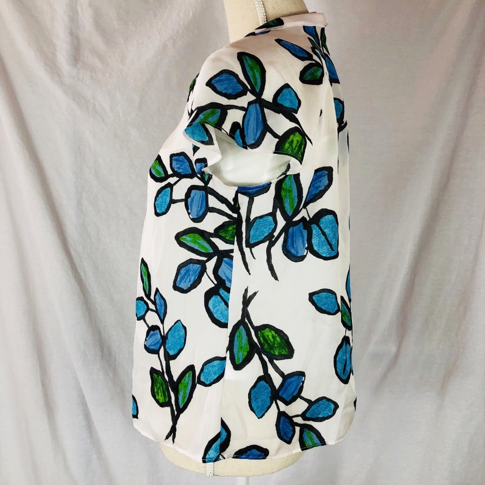 💼Liz Claiborne Petite 2 Piece Floral Blouse Sz PM - Picture 5 of 8
